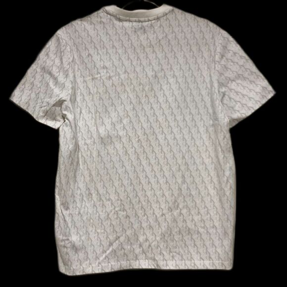 NWT Calvin Klein White Short Sleeve Classic Fit Cotton CK Tee Shirt Size Medium - Picture 5 of 6